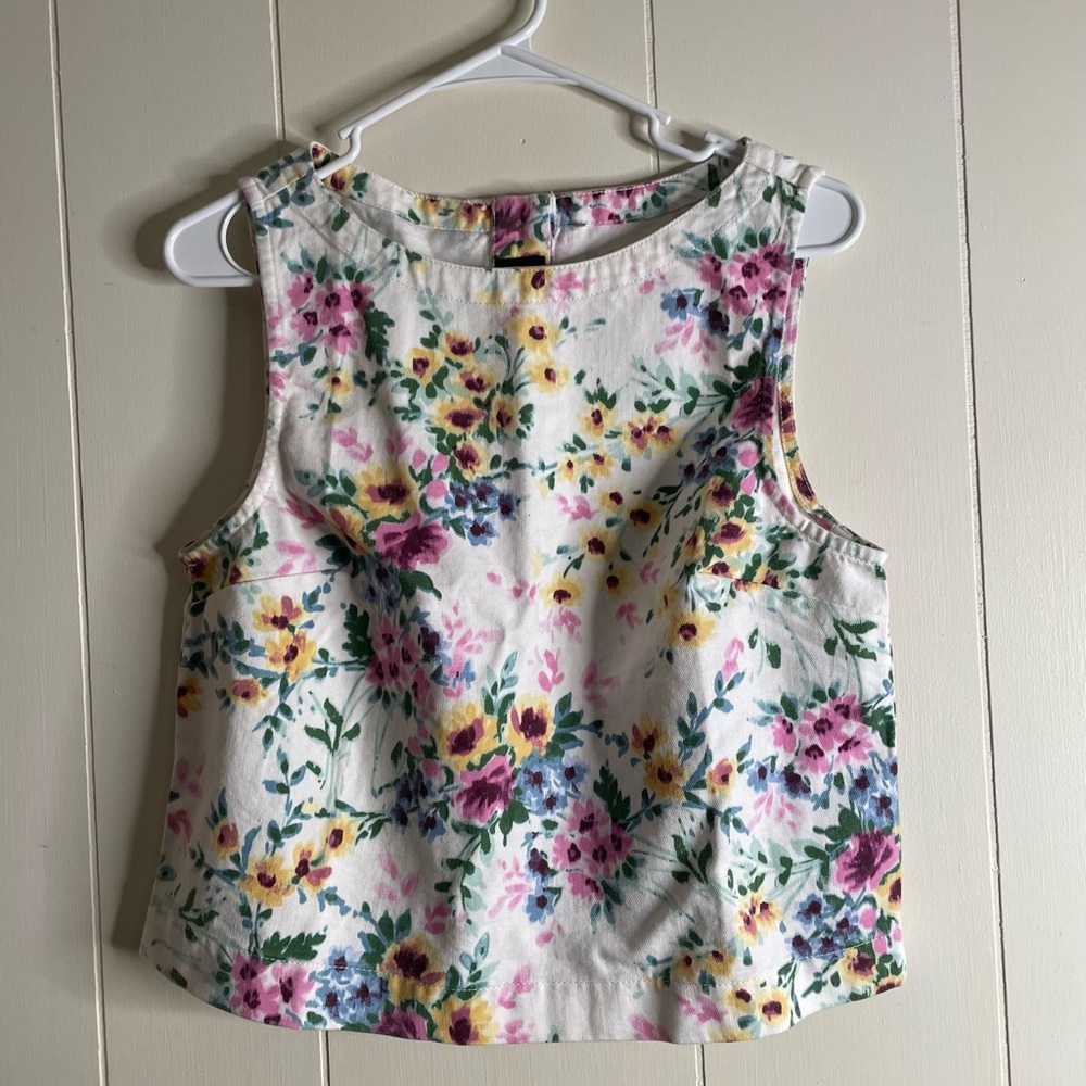 GAP Floral Print Sleeveless Blouse - Multicolor
